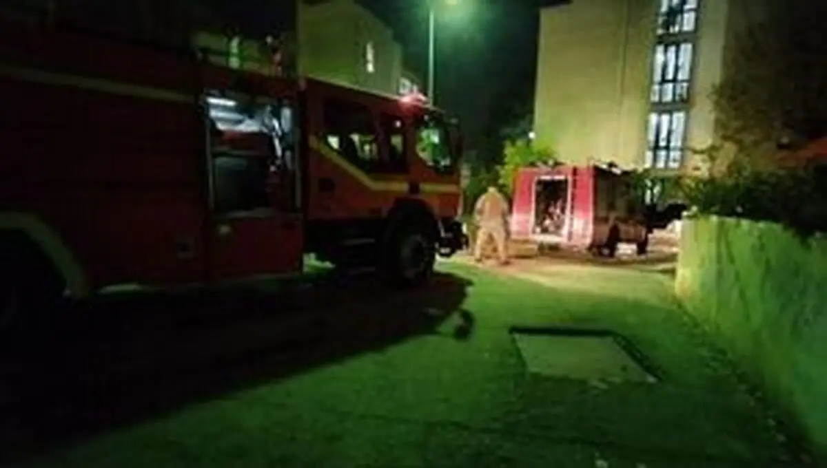 
آتش‌سوزی در خوابگاه دختران دانشگاه خوارزمی 
