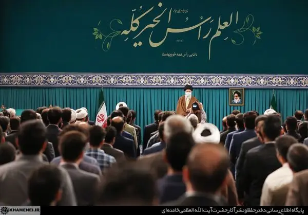 دیدار نخبگان و استعدادهای برتر علمی با حضرت آیت‌الله خامنه‌ای/گزارش تصوصری