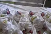 زن 18 ساله میاندوآبی، چهار قلو زائید