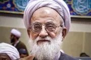 تصاویر وداع با پیکر آیت‌الله امامی کاشانی