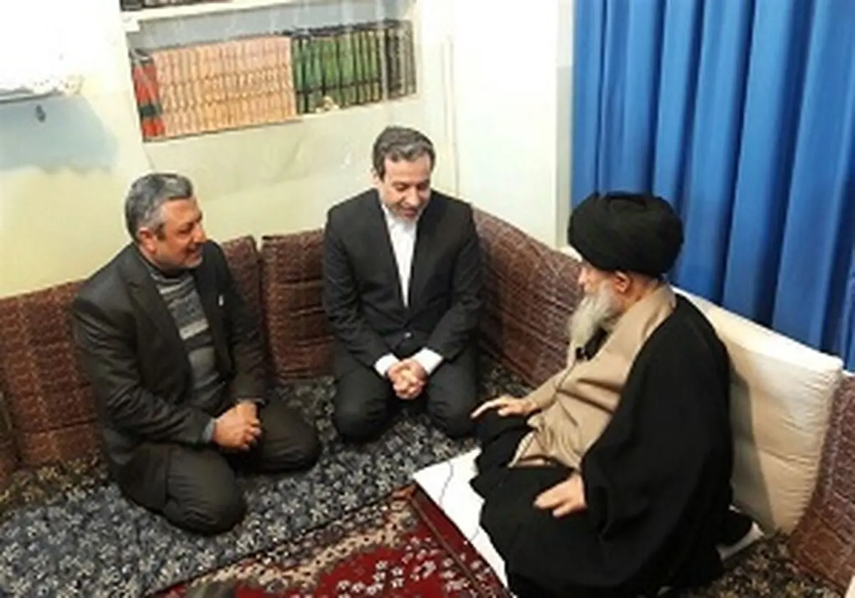 دیدار عراقچی با آیت الله علوی گرگانی
