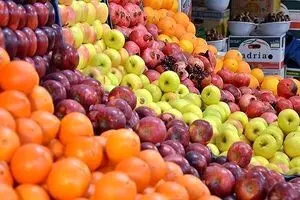 قیمت روز انواع میوه و تره بار در بازار 