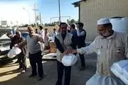 پخت ۲۰۰۰ پرس غذای گرم در هر وعده برای سیل زدگان