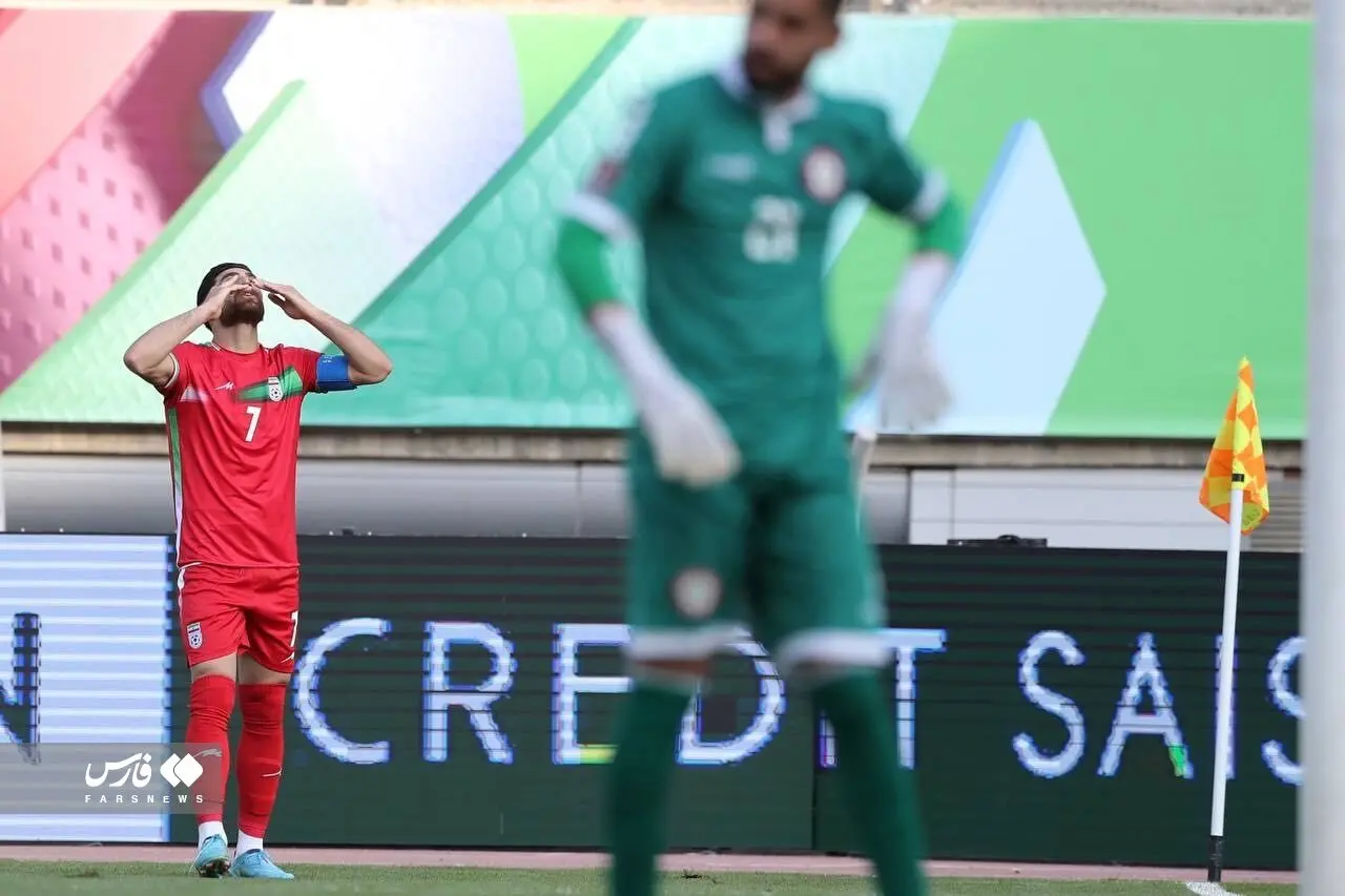 برد شیرین ایران مقابل لبنان/گزارش تصویری
