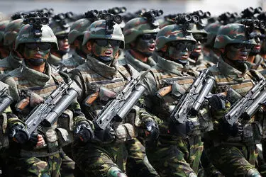 رژه نظامی ارتش کره شمالی