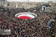عکسی بی نظیر از راهپیمایی امروز روز قدس در تهران

