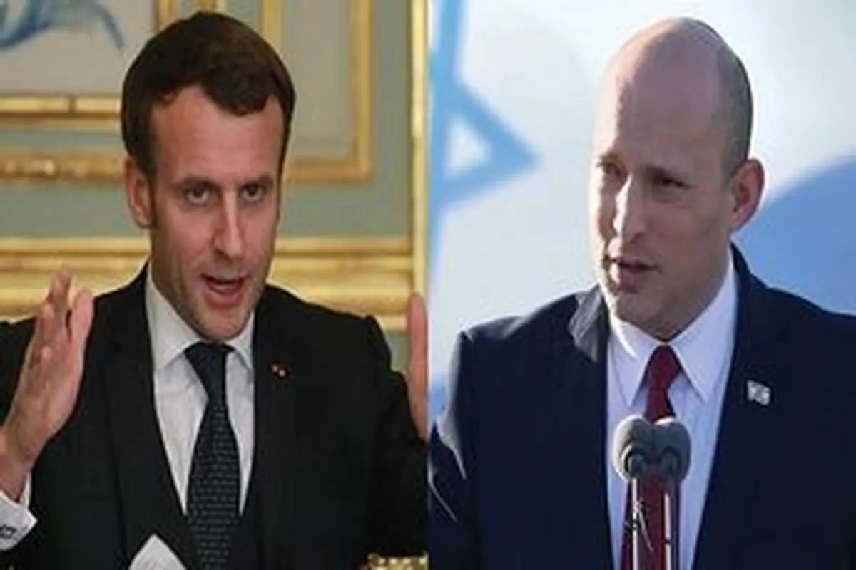 ایران، موضوع گفتگوی ماکرون با نفتالی بنت