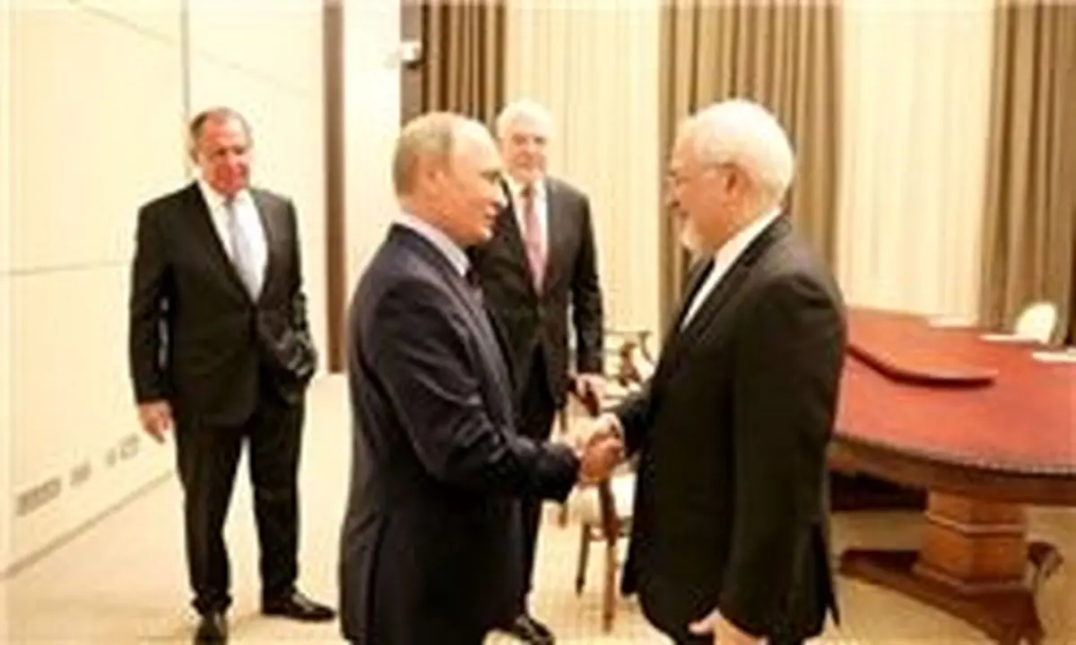 ظریف: پوتین علاقهمند به گسترش روابط است
