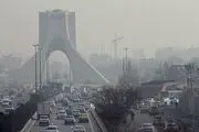 شاخص آلودگی هوای تهران امروز یکشنبه ۲۱ دی ۱۴۰۴