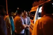 صابر کاظمی راهی تهران شد