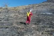 چهار هکتار از مراتع شهرستان بردسیر در آتش سوخت