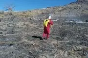 چهار هکتار از مراتع شهرستان بردسیر در آتش سوخت