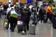 اومیکرون باعث آشفتگی اوضاع فرودگاه‌های آمریکا شد