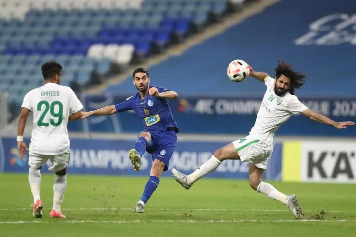 واکنش بازیکن الاهلی عربستان به تساوی مقابل استقلال