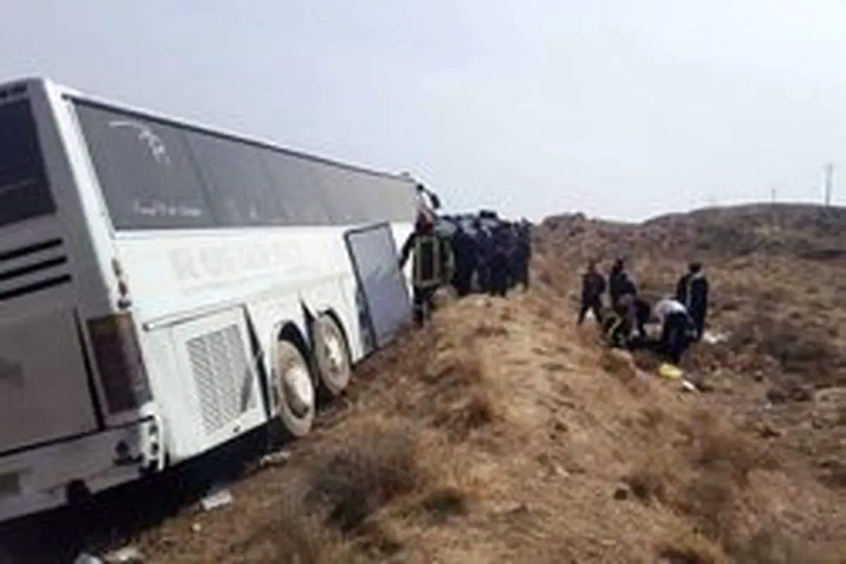 تصادف زنجیره ای جاده رودهن