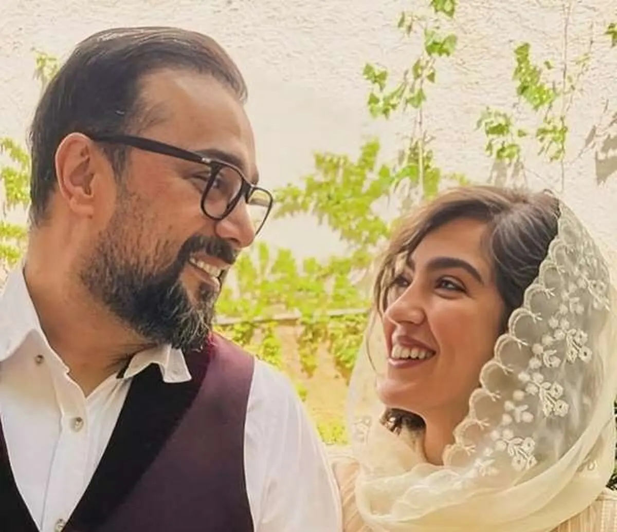  کمند امیرسلیمانی در مراسم عقد برادرش