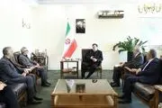 دیدار وزیر ورزش و جوانان با مدیرکل امور سازمان همکاری‌ شانگهای و بریکس
