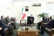 دیدار وزیر ورزش و جوانان با مدیرکل امور سازمان همکاری‌ شانگهای و بریکس
