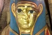  کشف مومیایی با ماسک طلایی در مصر/ عکس