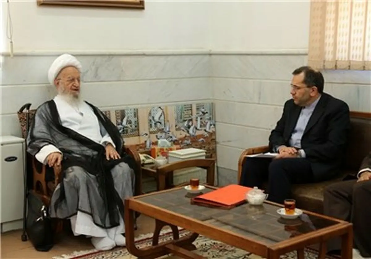 دیدار تختروانچی با آیتالله مکارم شیرازی