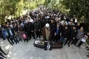 مراسم تشییع محمود جهان/ گزارش تصویری