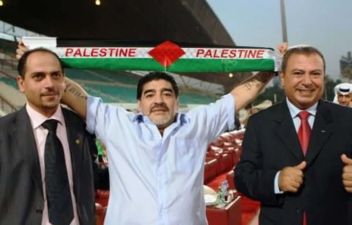 جشن قهرمانی ناپولی با پرچم فلسطین خبرساز شد