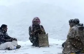 شمال عربستان سعودی سفیدپوش شد/فیلم