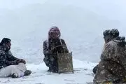 شمال عربستان سعودی سفیدپوش شد/فیلم