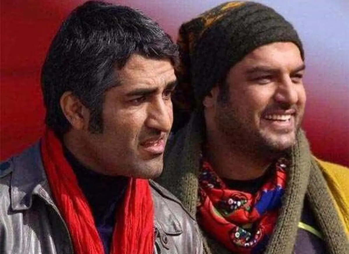 عکسی جالب از پژمان جمشیدی و سام درخشانی در برزیل