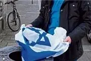پرچم اسرائیل در سطح شهر آلمان و واکنش مردم +عکس