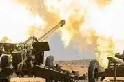 گلوله باران توپخانه‌ای پایگاه های مزدوران در الجوف
