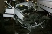 خودروی حامل اتباع بیگانه در بم دچار حادثه شد+تصاویر