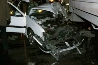 خودروی حامل اتباع بیگانه در بم دچار حادثه شد+تصاویر