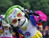 رژه عجیب روز مردگان در مکزیک/ تصاویر