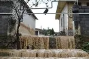 عکسی ترسناک از آبشار جواهرده رامسر