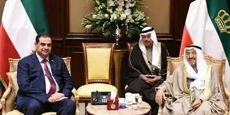 وزیر دفاع عراق با امیر کویت دیدار کرد
