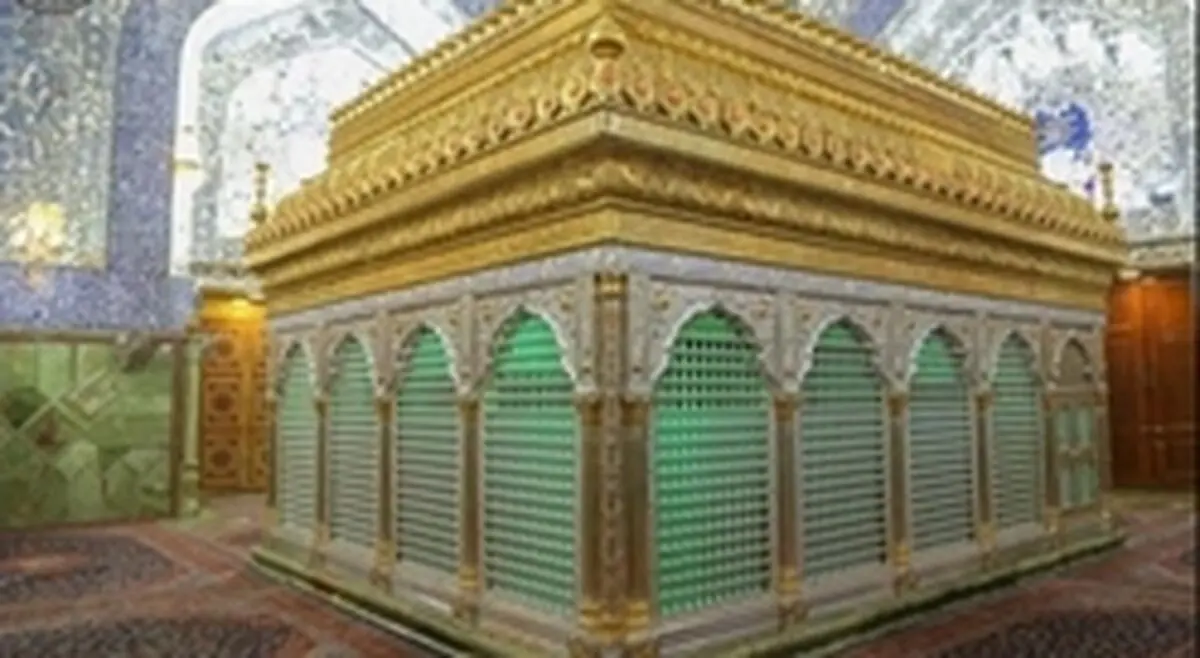 ضریح بازسازی شده حرم مطهر امیرالمومنین رونمایی شد