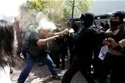 تظاهرات مخالفان ترامپ در روز مالیات