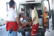 نجات جوان گرفتار در ارتفاعات سدکارده
