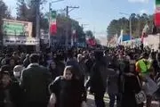 فیلم جدید انفجار در سالگرد حاج قاسم در کرمان امروز