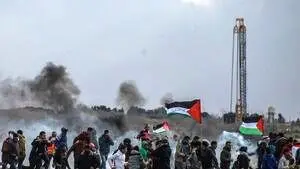 زخمی شدن ۱۹ فلسطینی در کرانه باختری
