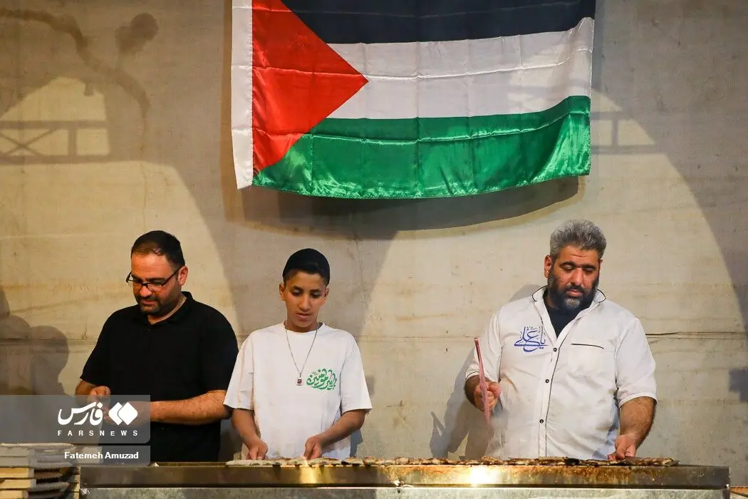 ضیافت افطاری فلسطینی/گزارش تصویری