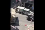 تصاویر سرقت و دزدی سربازان اسرائیلی از مغازه های فلسطینیان
