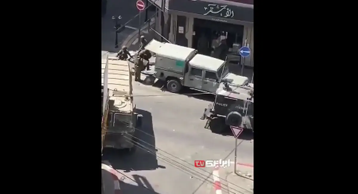 تصاویر سرقت و دزدی سربازان اسرائیلی از مغازه های فلسطینیان