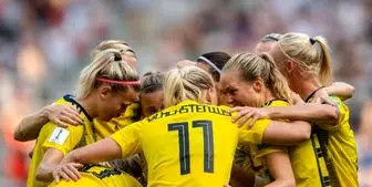 قرار گرفتن سوئد در رده سوم جام جهانی زنان