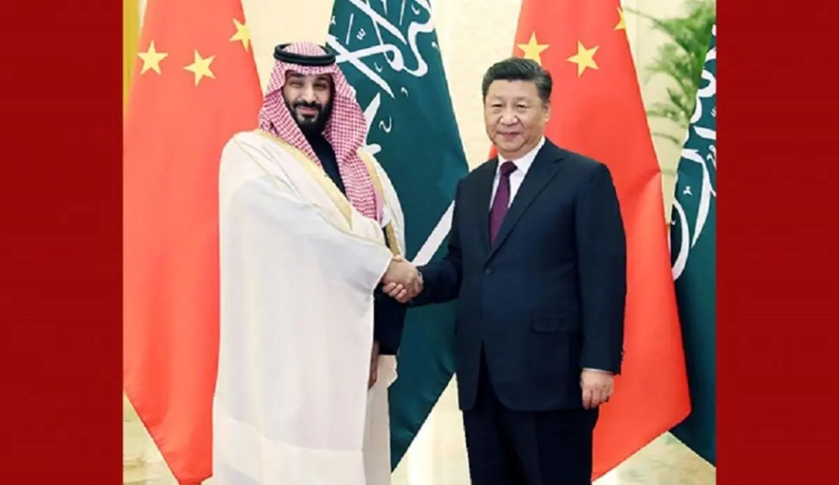 دیدار ولیعهد عربستان با رئیس جمهور چین