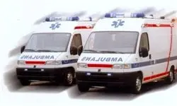واژگونی آمبولانس در فیروزکوه