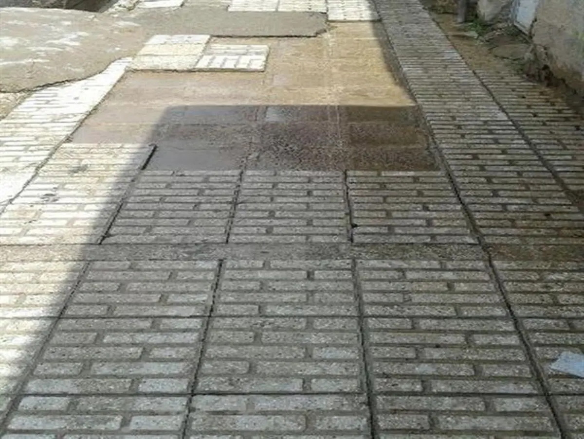 روزهای بارانی و پیاده رو های نامناسب خرمدره+ تصاویر