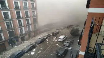 وقوع انفجار مهیب در پایتخت اسپانیا+ فیلم 
