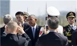 سفر اوباما به چین از همان فرودگاه با تنش آغاز شد